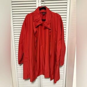 Eileen Fisher Traveler’s Red Dream Coat